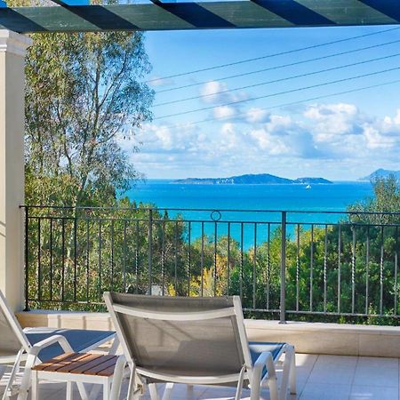 Villa Afionas - 3 Minutes From The Beach With Heated Eco-Pool And Sunset View المظهر الخارجي الصورة