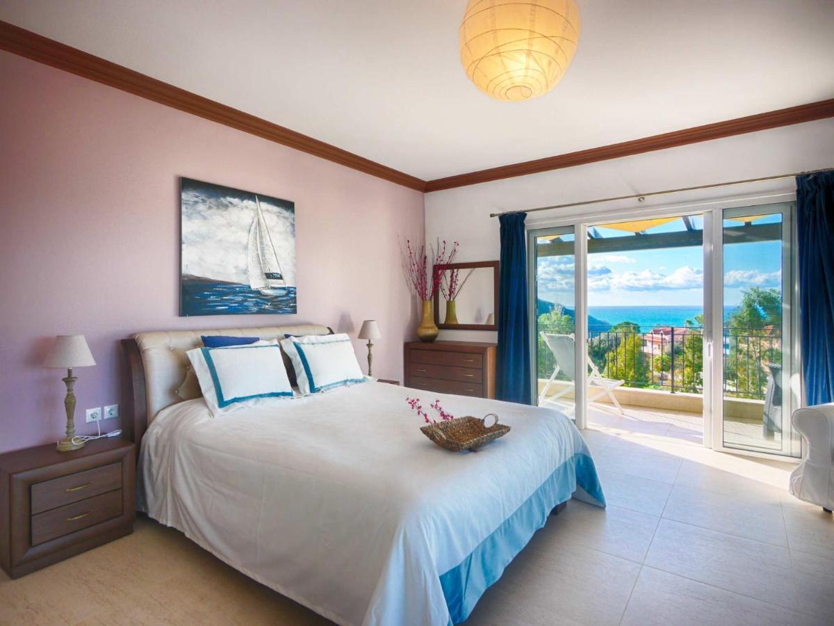 Villa Afionas - 3 Minutes From The Beach With Heated Eco-Pool And Sunset View المظهر الخارجي الصورة