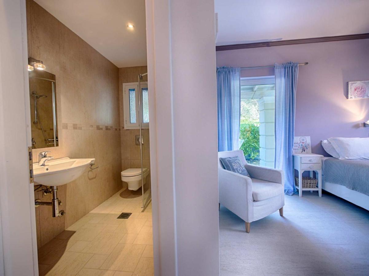 Villa Afionas - 3 Minutes From The Beach With Heated Eco-Pool And Sunset View المظهر الخارجي الصورة