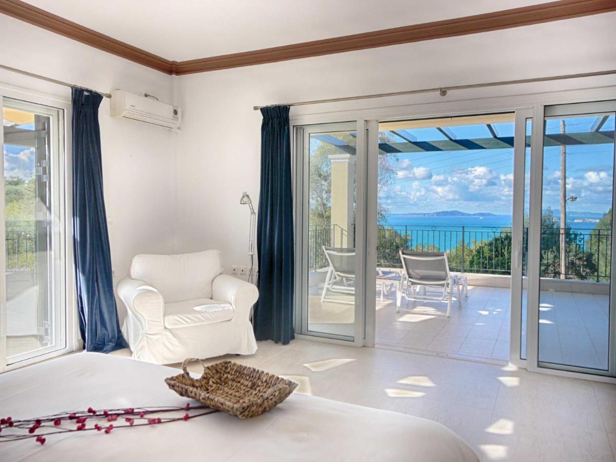 Villa Afionas - 3 Minutes From The Beach With Heated Eco-Pool And Sunset View المظهر الخارجي الصورة