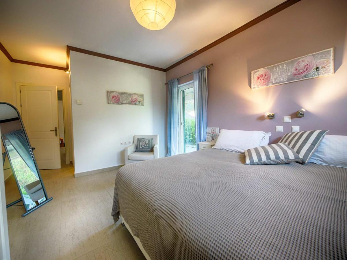 Villa Afionas - 3 Minutes From The Beach With Heated Eco-Pool And Sunset View المظهر الخارجي الصورة