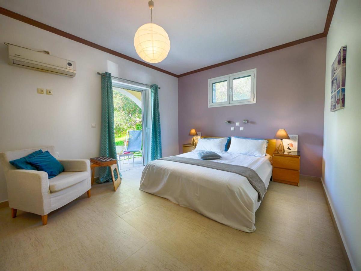 Villa Afionas - 3 Minutes From The Beach With Heated Eco-Pool And Sunset View المظهر الخارجي الصورة