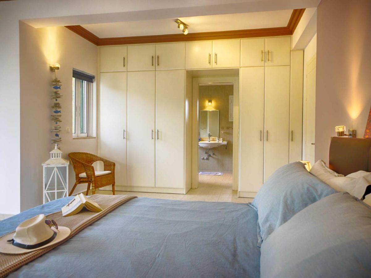 Villa Afionas - 3 Minutes From The Beach With Heated Eco-Pool And Sunset View المظهر الخارجي الصورة