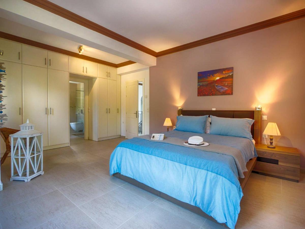 Villa Afionas - 3 Minutes From The Beach With Heated Eco-Pool And Sunset View المظهر الخارجي الصورة