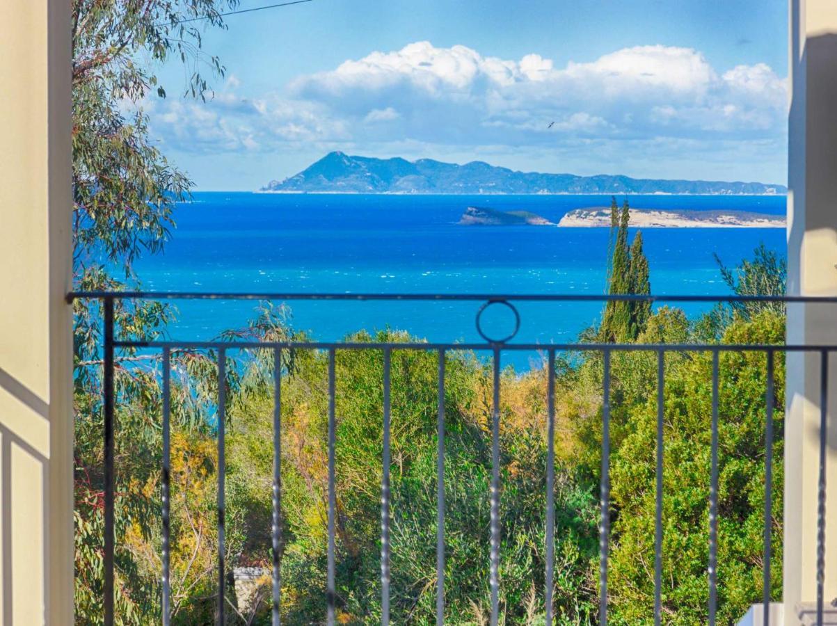 Villa Afionas - 3 Minutes From The Beach With Heated Eco-Pool And Sunset View المظهر الخارجي الصورة
