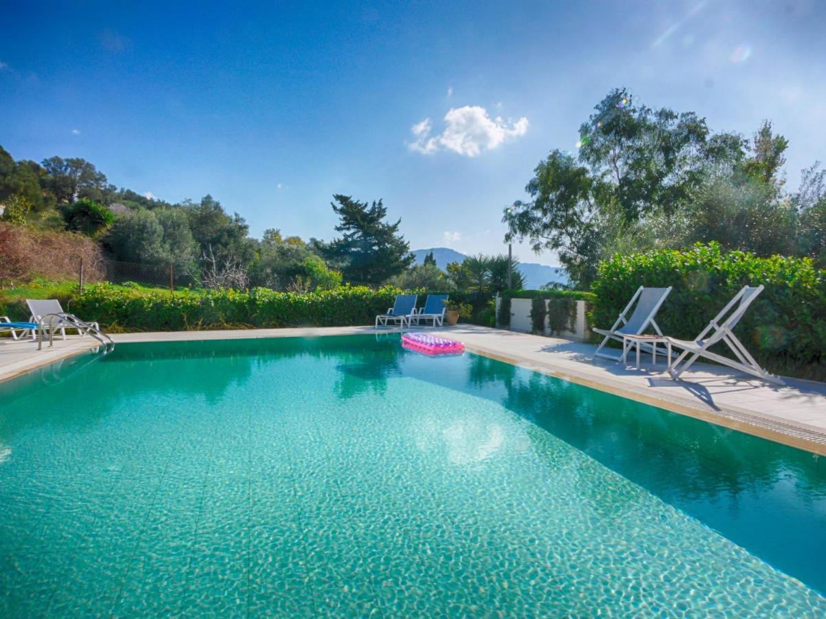 Villa Afionas - 3 Minutes From The Beach With Heated Eco-Pool And Sunset View المظهر الخارجي الصورة